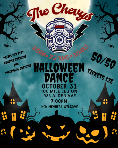 Poster - Halloween Dance with the Chevys