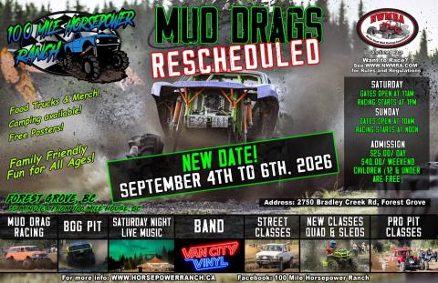 Mud Races 100 Mile Horsepower Ranch