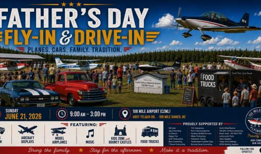 Poster - Father's Fly in & Drive in