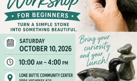 Poster - Stone Carving Workshop