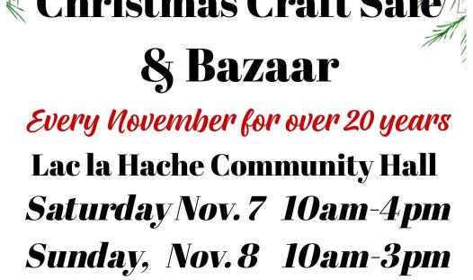Poster - Lac La Hache Christmas Craft Sale