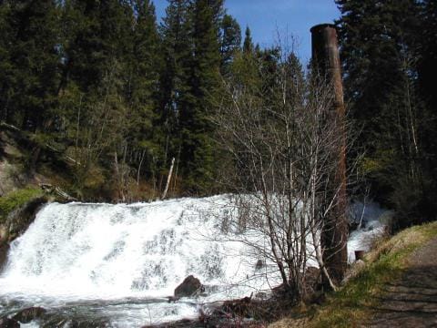 Bridge Creek Falls Smoke Stack