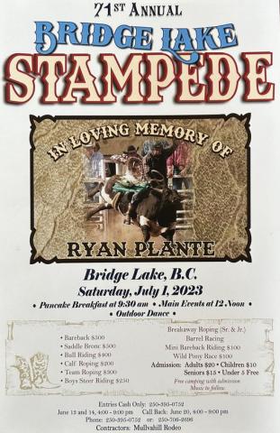 71st Annual Bridge Lake Stampede