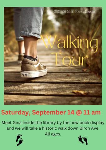 Library Walking tour Poster