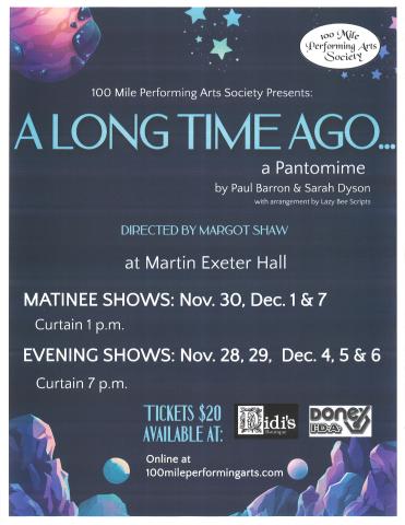 100 Mile Performing Arts - Poster
