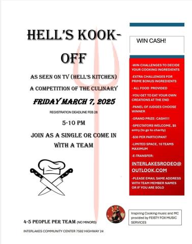 cook off poster