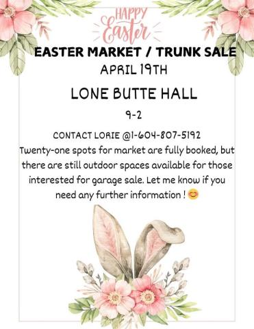 Poster Easter Market/Trunk Sale