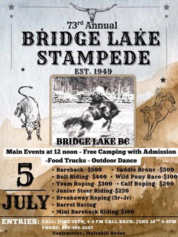 Poster - Bridge Lake Stampede