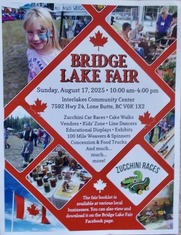 Poster - Bridge Lake Fair