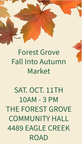 poster - Forest Grove Autumn Market
