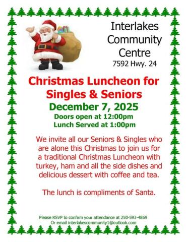 Poster Christmas Luncheon