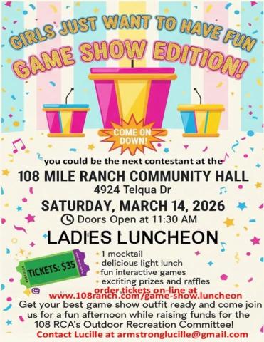 Poster - Girls just want to have fun - Game Show Edition