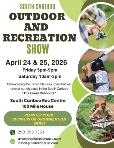 Poster - South Cariboo Outdoor and Recreation Show