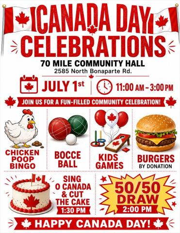 Poster - Canada Day 70 Mile