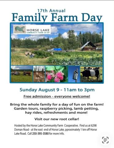 Poster - Family Farm Day