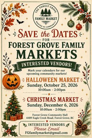 Poster - Forest Grove Family Market