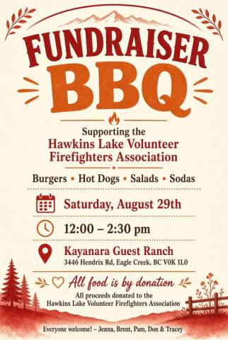 Poster - BBQ Fundraiser