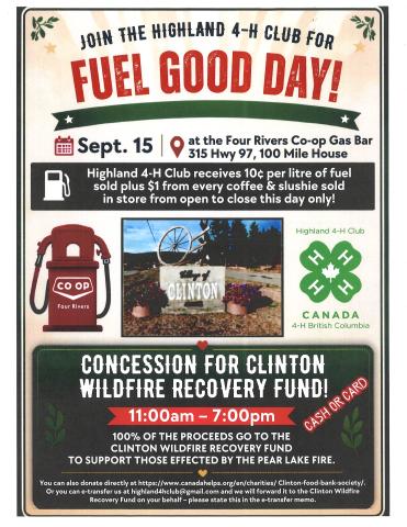 Highland 4-H Club Fuel Good Day