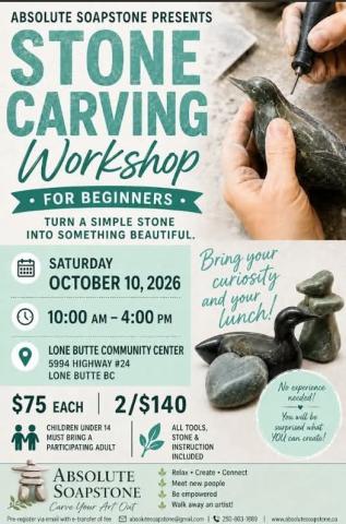 Poster - Stone Carving Workshop