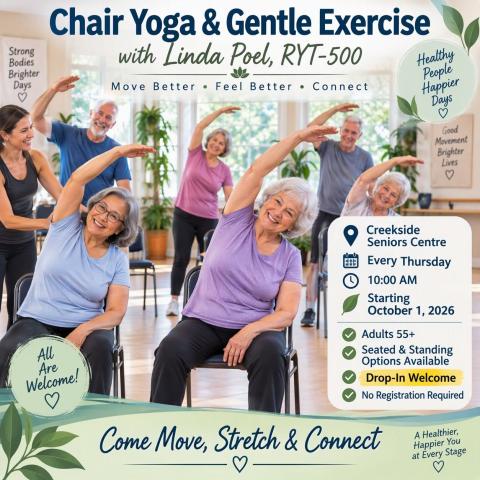 Poster - Chair Yoga & Gentle Exercise