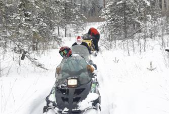 snowmobiling 